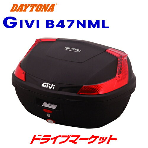 【春のド-ン と全品超トク祭】デイトナ 76871 GIVI B47NML モノロックケース (47L)未塗装ブラック バイク用リアボックス ジビ DAYTONA