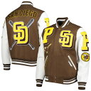 PRO STANDARD San Diego Padres REMIX VARSITY ジャケット/MLB/サンディエゴ パドレス/スタジャン/M/L/XL/2XL/3XL//BG98/★US購入B系HIPHOPカジュアルストリートセレブ【送料無料】