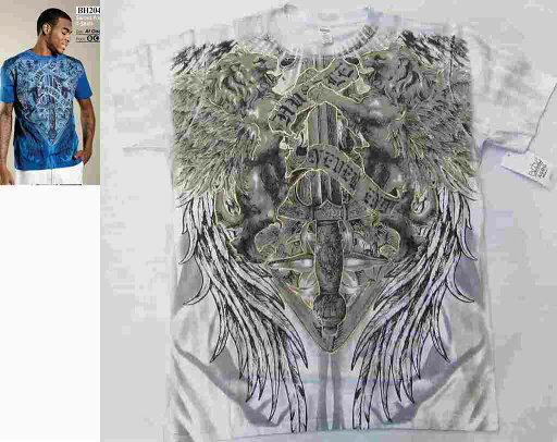 Z7)AGOD swordプリントTシャツ 白☆US購入 Z7)AGOD swordプリントTシャツ 白☆US購入