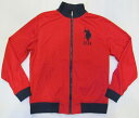 AE50)U.S.POLO ASSINワンポイント刺繍ジャージジャケット(108858K4)☆US購入B系HIPHOPカジュアルセレブ【送料無料】