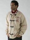 AL87)PELLE PELLE TAILOREDトラックジャケット(513BQQ)クリーム★US購入B系HIPHOPカジュアルストリートキングサイズ【送料無料】