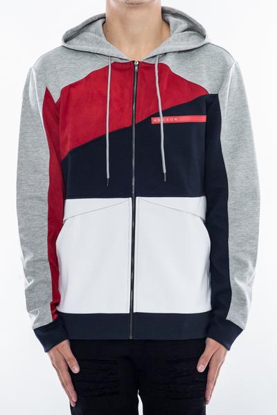 Rakuten - AS84)HUDSON OUTERWEAR COLOR BLOCKED POCKETジップパーカー(H5051055)マルチ★US購入B系HIPHOPカジュアルストリートセレブ【送料無料】