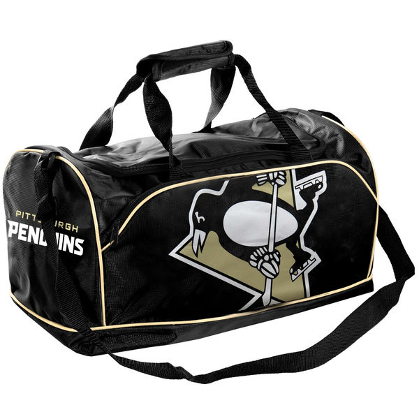 BAG134)NHL　Pittsburgh Penguins Core Extra Small Duffle Bagダッフルバック☆US購入LANYストリートカジュアルスポーツダンサーバイク【送料無料】