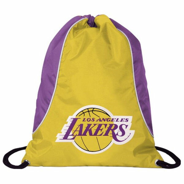 BAG153)NBA　Los Angeles Lakers Axis Backsackナップサック★海外モデル☆US購入LANYスポーツダンサーカジュアル