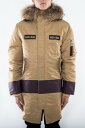 AT20)HUDSON OUTERWEAR BIG FUR ELONGATE FLIGHTWPbg(H6051126)J[LUSwBnHIPHOPJWAXg[gyz