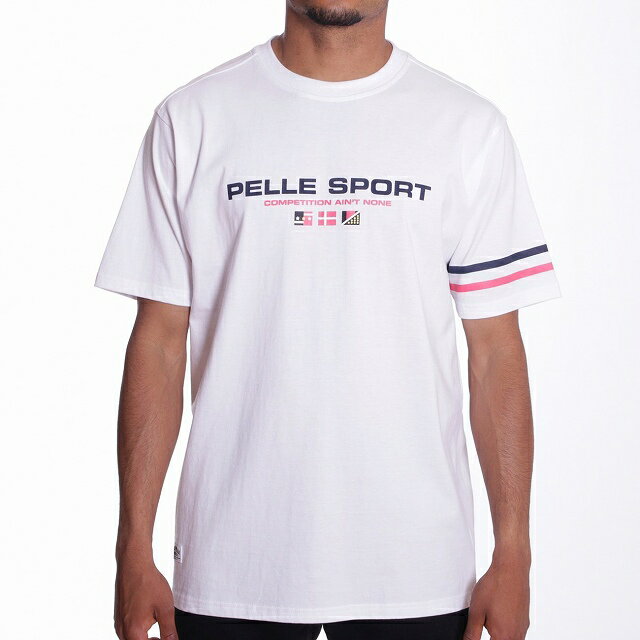 PELLE PELLE No competition Tシャツ半袖(PM302-1801)white/ペレペレ/L/XL/2XL/3XL/4XL/AW93/ヨーロッパライン/カジュアルストリートHIPHOPB系/大きいサイズ/キングサイズ