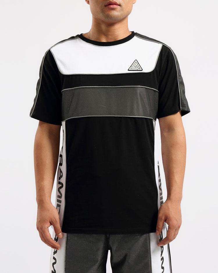 Rakuten - BLACK PYRAMID USA REFLECTIVE Tシャツ半袖(Y1161996)/ブラックピラミッド/クリスブラウン/BA57/S/M/L/XL/2XL/3XL★USLANYカジュアルストリートHIPHOPB系/大きいサイズ
