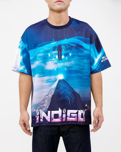 BLACK PYRAMID INDIGO PYRAMID Tシャツ半袖(Y1