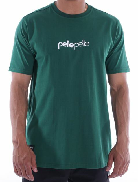 PELLE PELLE Core-porate Tシャツ半袖 (PP3014-523)GREEN/L/XL/2XL/3XL/4XL/ペレペレ/BB99/ヨーロッパライン/カジュアルストリートHIPHOPB系/大きいサイズ/キングサイズ