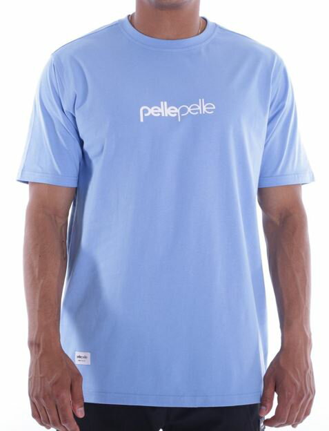 PELLE PELLE Core-porate Tシャツ半袖 (PP3014-311)水色/L/XL/2XL/3XL/4XL/ペレペレ/BB99/ヨーロッパライン/カジュアルストリートHIPHOPB系/大きいサイズ/キングサイズ