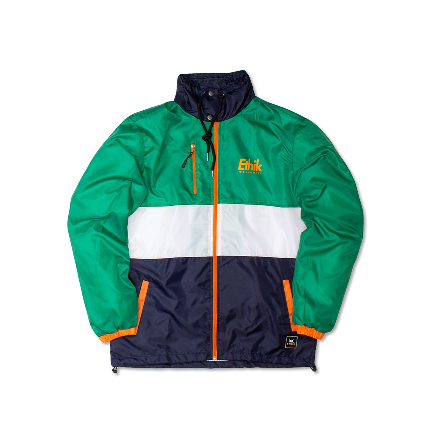 Rakuten - ETHIK WORLDWIDE FAIRFAX HIGHジャケット/ウインドブレーカー(SS2036)/緑/BC85★US購入B系HIPHOPカジュアルストリートセレブ【送料無料】