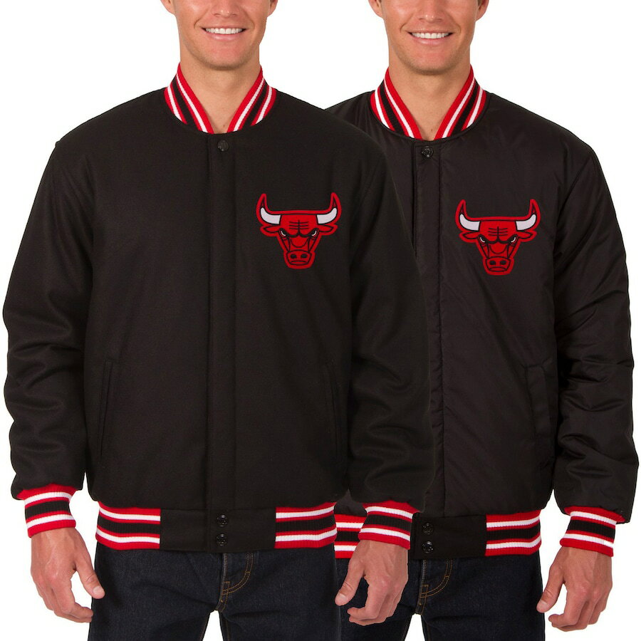 JH DESIGNリバーシブルウールジャケットCHICAGO BULLS/NBA/スタジャン/シカゴ ブルズ/(BUL103BSC7)/BD67/S/M/L/XL/2XL/3XL/4XL/★US購入B系HIPHOPカジュアルストリートセレブ【送料無料】