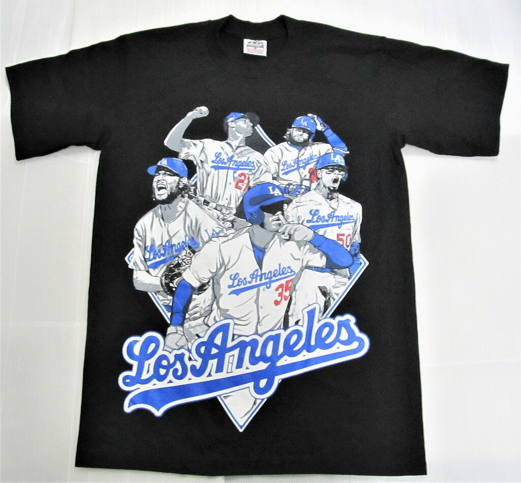Rakuten - PRO LOS ANGELES MLB風 Tシャツ半袖/BLK/LA/HIPHOP/M/L/XL/2XL/3XL/大きいサイズ/ヘビー/BF16/B系