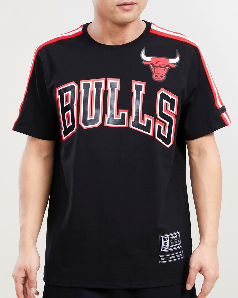 PRO STANDARD Chicago Bulls Tシャツ/BLK/M/L/XL/2XL/3XL/シカゴ・ブルズ/HIPHOP/BG2/USサイズ/大きいサイズ/キングサイズ/ウエッサイ/チカーノ