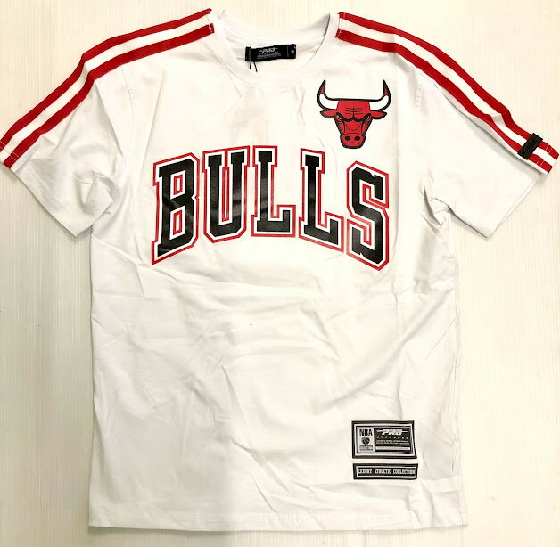 PRO STANDARD Chicago Bulls Tシャツ/WHT/M/L/XL/2XL/3XL/シカゴ・ブルズ/HIPHOP/BG2/USサイズ/大きいサイズ/キングサイズ/ウエッサイ/チカーノ