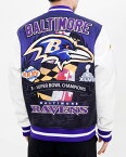 PRO STANDARD Baltimore Ravens REMIX VARSITY ジャケット/NFL/ボルチモア・レイブンズ/L/BH5/★US購入B系HIPHOPカジュアルストリートセレブ【送料無料】