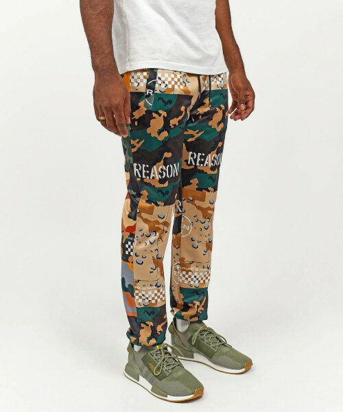 REASON CLOTHING CAMOジャージジョガーパンツ/S/M/L/USサイズ/リーズンクロージング/BG78/★US購入B系HIPHOPカジュアルストリートセレブ【送料無料】