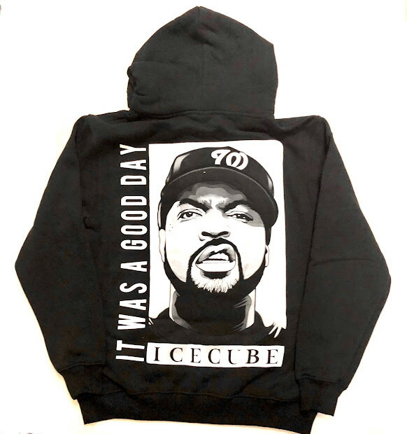 Rakuten - NO BRAND ICE CUBE プリントプルオーバーパーカー/BLK/M/L/XL/2XL/3XL/USサイズ/大きいサイズ/LA/BI30/ウエッサイ★US購入B系HIPHOPカジュアルストリートセレブ【送料無料】