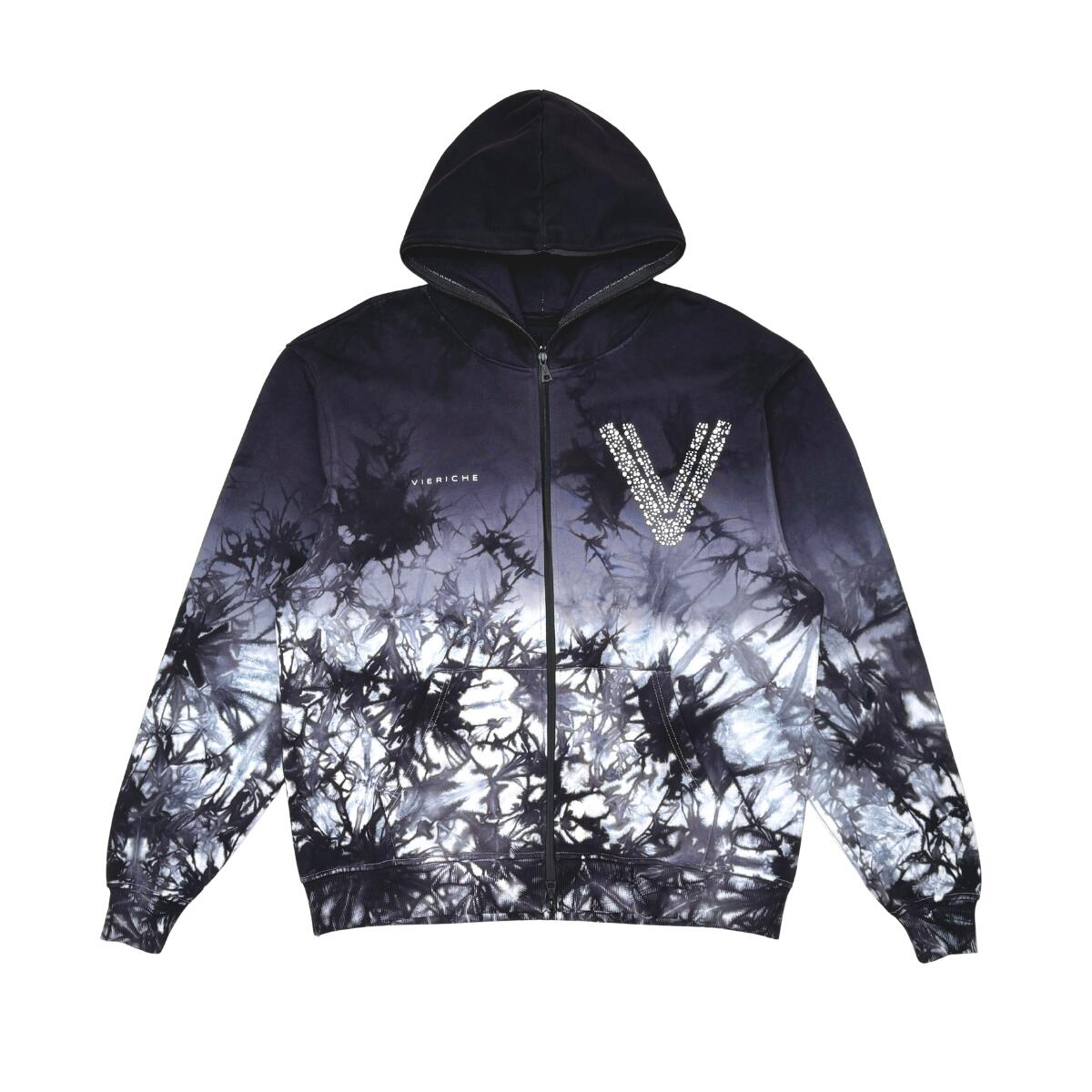 Rakuten - VIE RICHE Archangel faded hoodieジップアップパーカー/S/M/L/XL/2XL/3XL/USサイズ/VR-1714/BK24【送料無料】