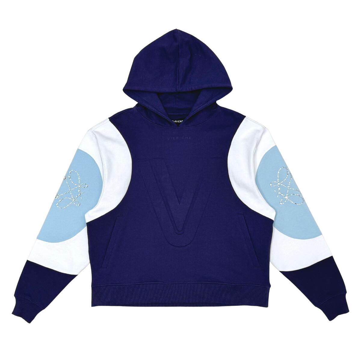 乐天商城 - VIE RICHE Embossed v hoodieプルオーバーパーカー/S/M/L/XL/2XL/3XL/USサイズ/VR-1805/BK29【送料無料】