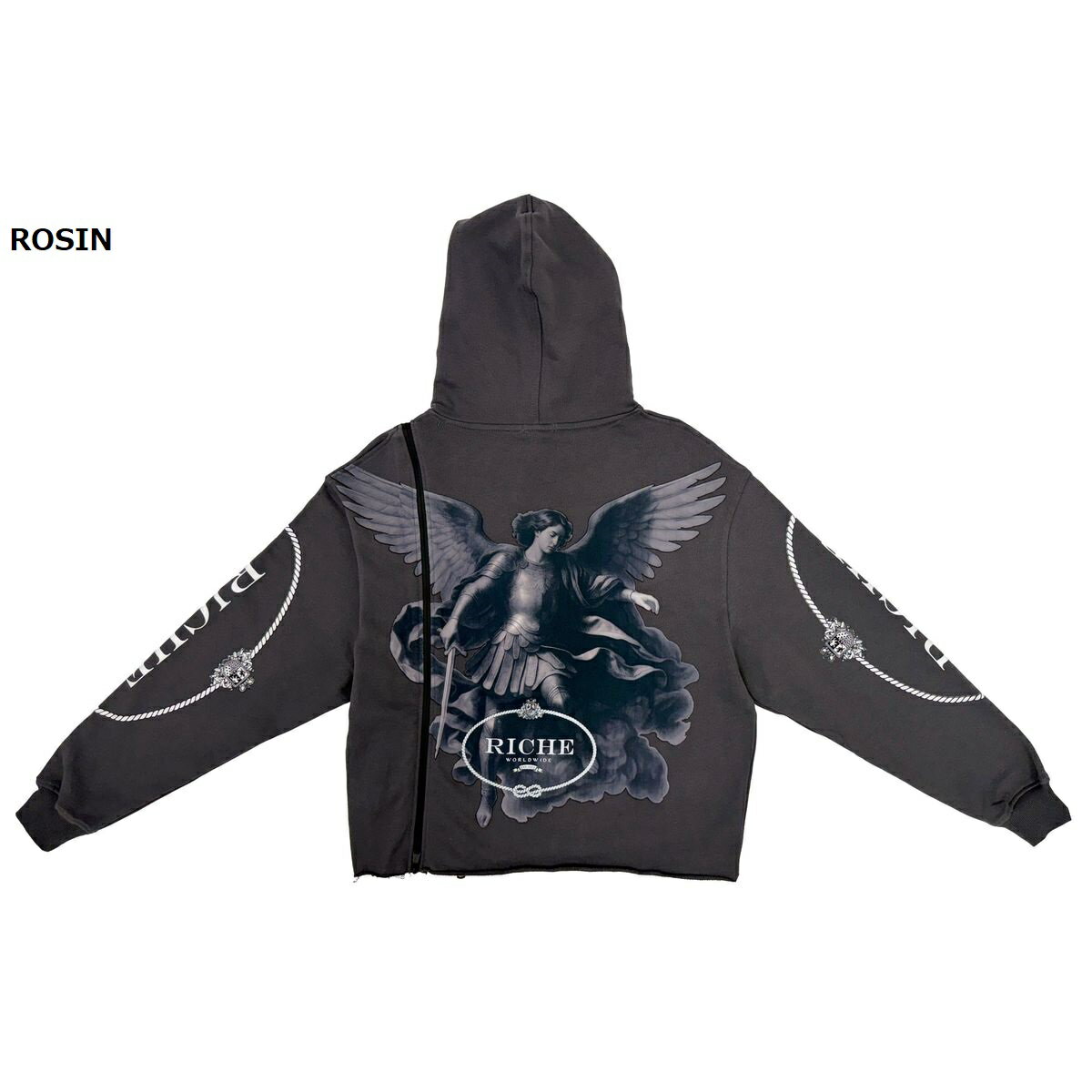 VIE RICHE Archangel risen hoodieプルオーバーパーカー/S/M/L/XL/2XL/3XL/USサイズ/VR-1879/BK32【送料無料】