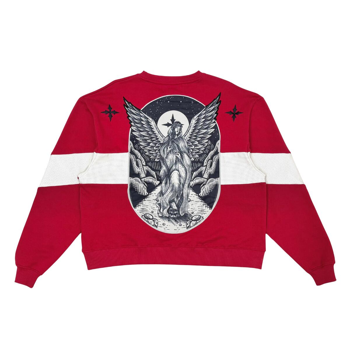 Rakuten - VIE RICHE Holy Death Crew クルーネック トレーナー/S/M/L/XL/USサイズ/VR-1532/BK35【送料無料】