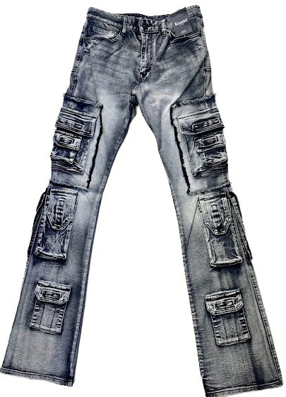 Rakuten - Kloud9 ストレッチ入りカーゴスタックデニパンツ/STACK FIT/28/30/32/34/36/38/40/42/P25244/USサイズ/BK41【送料無料】