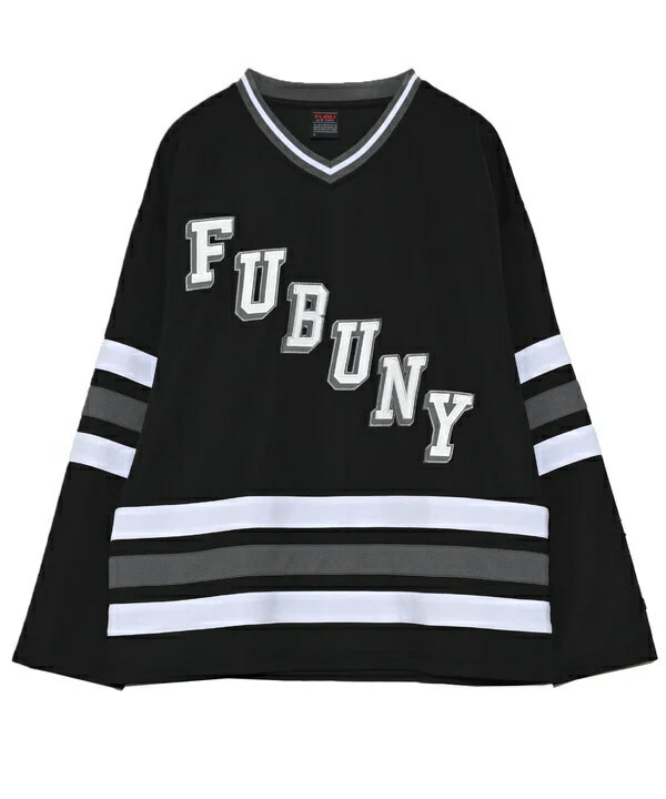 Rakuten - FUBUホッケーシャツ/M/L/XL/2XL/FAM-61707/HIPHOP/B系/90年代/USサイズ/BK59【送料無料】