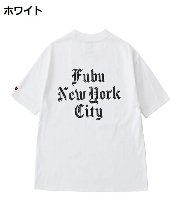 FUBU スタッズロゴTシャツ/フブ/M/L/XL/2XL/FAM-61710/USサイズ/B系/HIPHOP/BK63