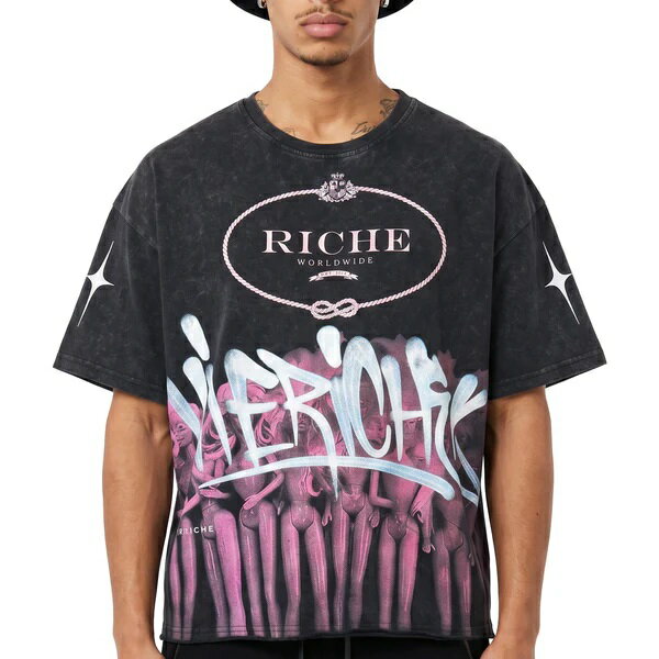 Rakuten - VIE RICHE FMF ショート丈 Tシャツ ヴィンテージ加工 /VR2009/S/M/L/XL/2XL/3XL/USサイズ/HIPHOP/B系/大きいサイズ/BK86