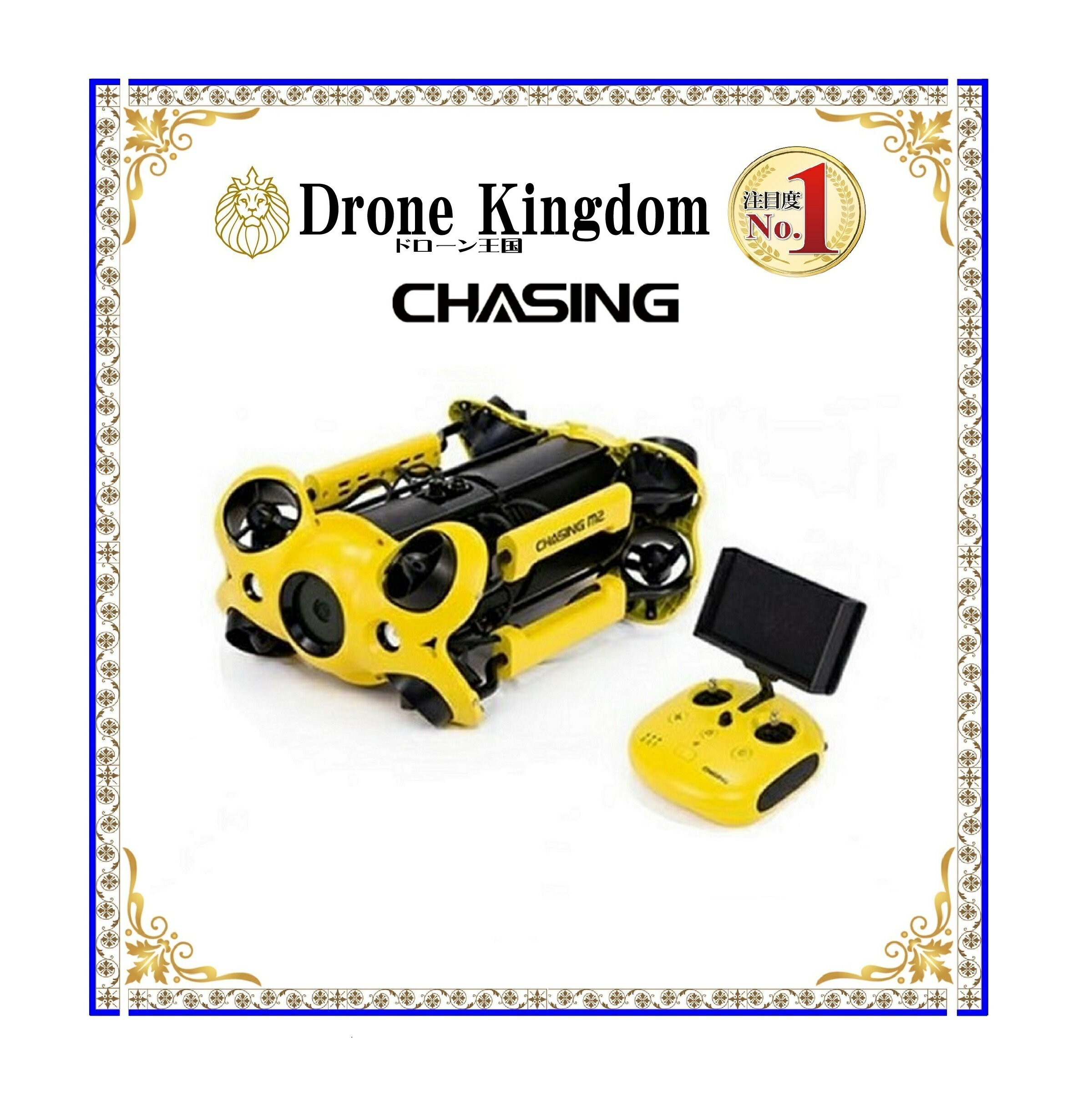 CHASING M2 水中ドローン 100mワイヤータイプ　97.68 Wh