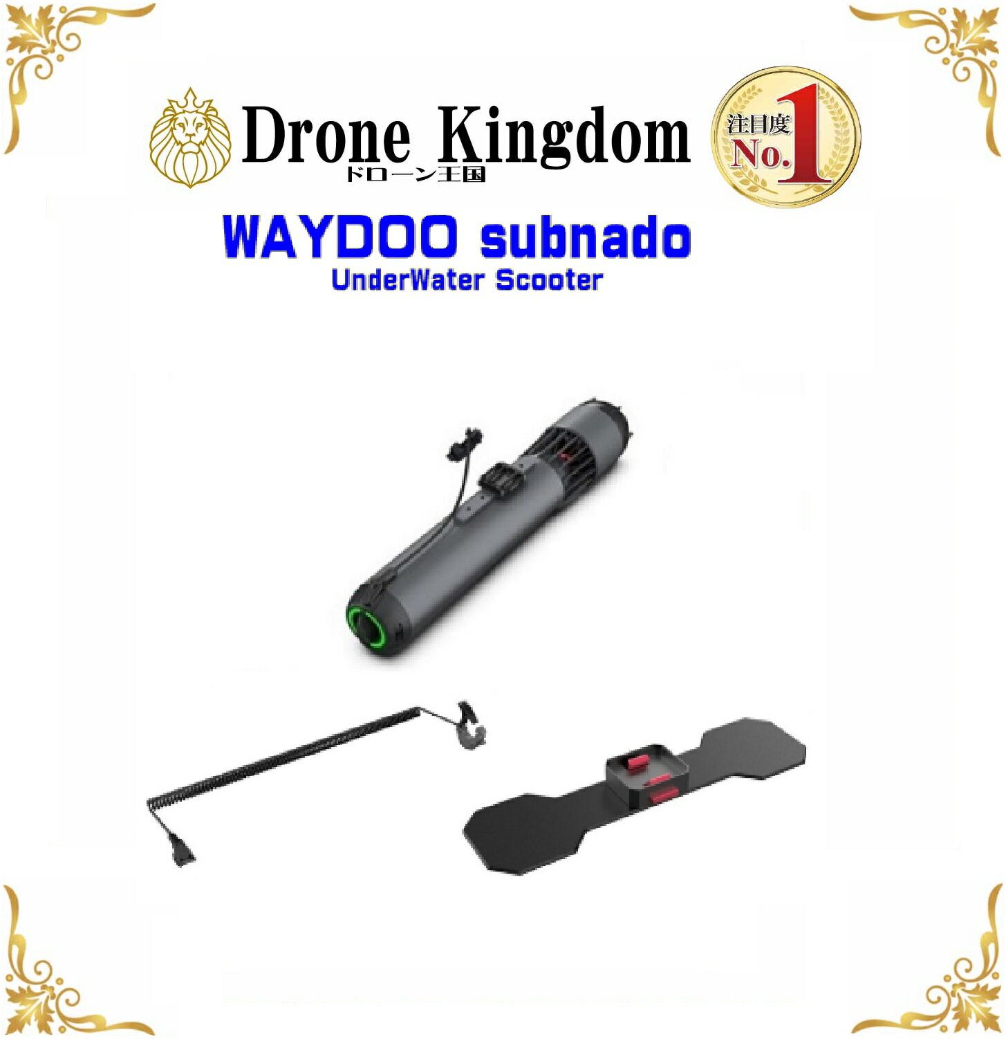 【数量限定】WAYDOO subnado 水中スクーター SUP セット