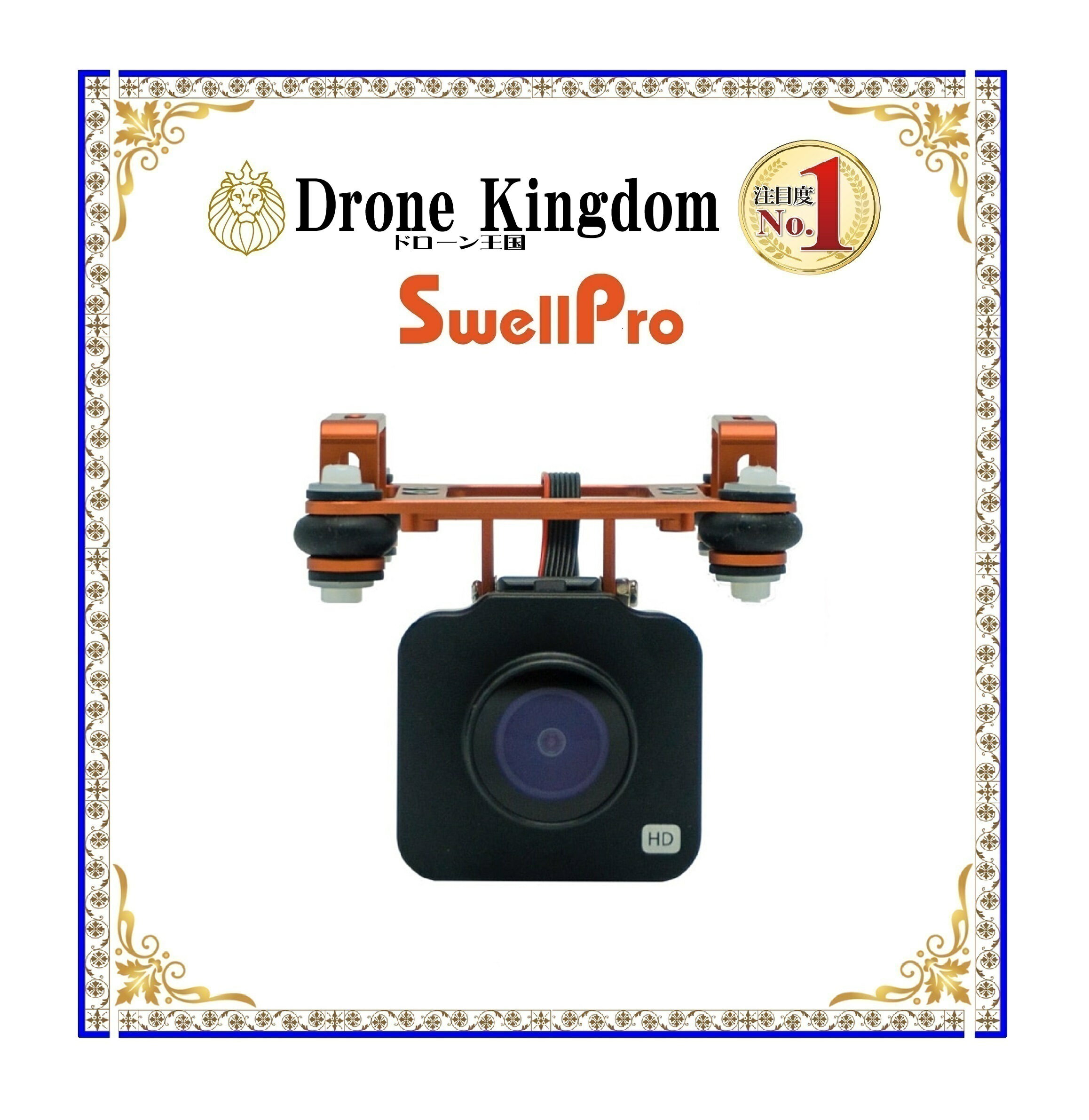 【予約商品　納期3週間】SwellPro Splash Drone4 Fixed angle カメラ(FAC)