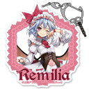 東方Project レミリア・スカーレット アクリルマルチキーホルダー ストラップ イヤホンジャック ファスナーマスコット