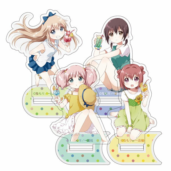 ゆるゆり あかり・京子・結衣・ちなつ ごらく部集合 アクリルスタンド アクリルフィギュアのサムネイル