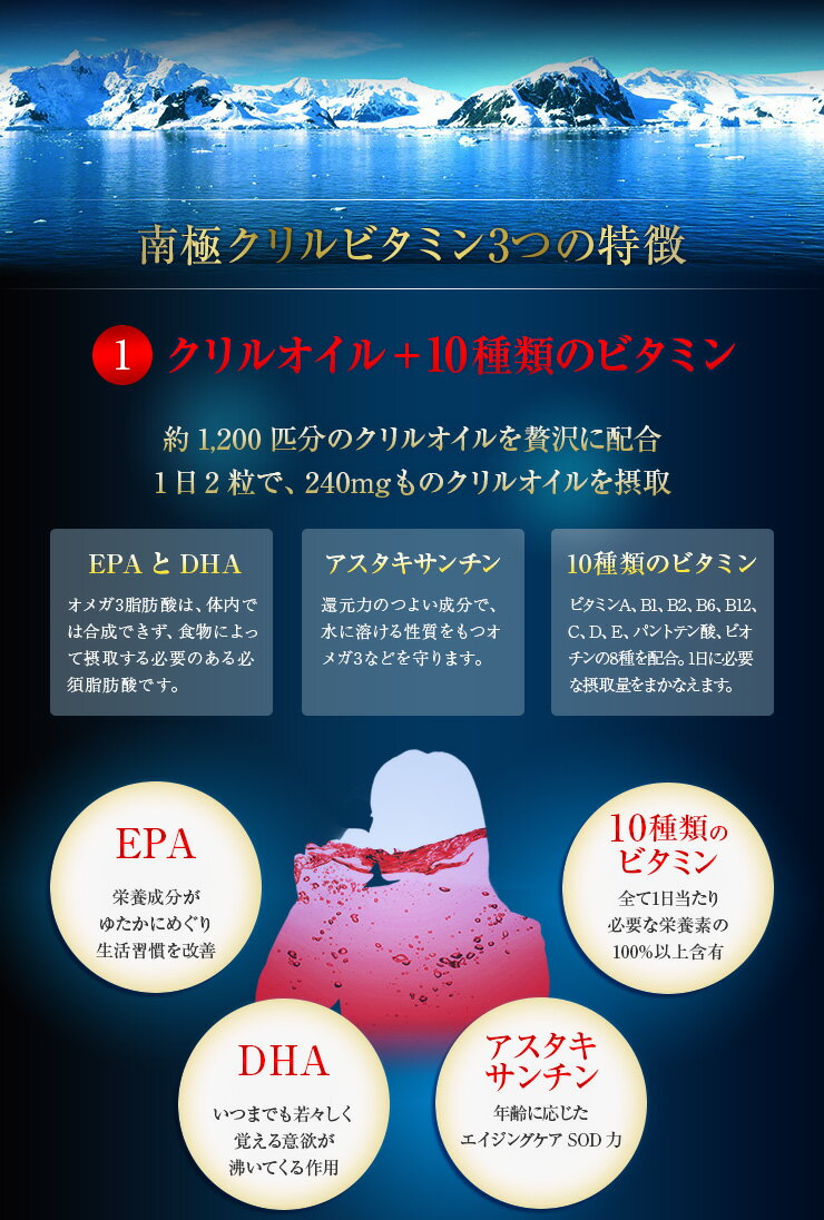 栄養機能食品南極クリルビタミン