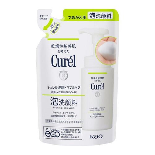 キュレル 皮脂トラブルケア泡洗顔料 つめかえ用 130ml キュレル 皮脂トラブルケア泡洗顔料 つめかえ用 130ml