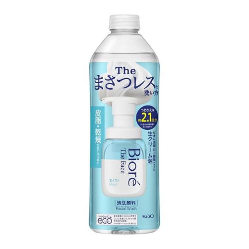 販売名(薬事販売名)ビオレザフェイス泡洗顔料モイストb成分・素材成分：水、グリセリン、PG、ラウリン酸、PEG-150、ラウレス-6カルボン酸、ミリスチン酸、ラウリルヒドロキシスルタイン、水酸化K、アルギニン、デシルグルコシド、ラウレス-4カルボン酸、パルミチン酸、アクリレーツコポリマー、ポリクオタニウム-39、エチルヘキシルグリセリン、EDTA-2Na、フェノキシエタノール、香料使用上の注意つめかえ時のご注意必ず「ビオレザフェイス 泡洗顔料モイスト（販売名ビオレザフェイス泡洗顔料モイストb）」の使用済み容器につめかえてください。●その他の容器にはつめかえないでください。●つぎたしは、しないでください。●他の製品や異なった製造番号のものが混ざらないようにしてください。【ご注意】 ●傷、はれもの、湿疹等異常のあるところには使わない。●肌に異常が生じていないかよく注意して使う。肌に合わない時、使用中に赤み、はれ、かゆみ、刺激、色抜け（白斑等）や黒ずみ等の異常が出た時、直射日光があたって同様の異常が出た時は使用を中止し、皮フ科医へ相談する。使い続けると症状が悪化することがある。 ●目に入らないよう注意し、入った時は、すぐに充分洗い流す。 ●誤飲等を防ぐため置き場所に注意する。包装容器の材質プラボトル：PETキャップ：PPラベル：PET原産地Made in Japan販売名(薬事販売名)容量梱内容サイズ（mm）梱包箱ITFコードビオレザフェイス泡洗顔料モイストb340ml2447×63×19414901301408218広告文責光株式会社　075-415-2304