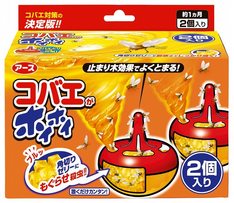 【アース製薬】　コバエがホイホイ　2個入り