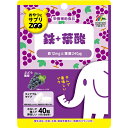 おやつにサプリZOO 鉄+葉酸 40粒【ユニマットリケン】【メール便10個まで】