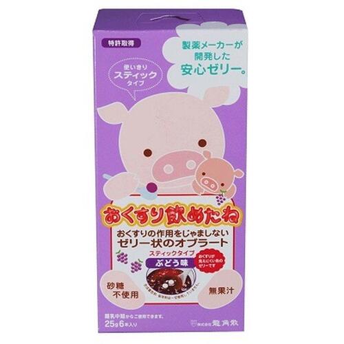 おくすり飲めたね ぶどう味 スティックタイプ 25g×6本【龍角散】