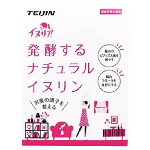 ■発酵するナチュラルイヌリン【帝人】 「発酵するナチュラルイヌリン」は、機能性表示食品です。「発酵するナチュラルイヌリン」に含まれるイヌリンはお腹の調子を整えることが報告されています。 1本3gのスティックタイプなので、計量いらずで持ち運びも便利。いつでもどこでも、チコリ由来のピュアな水溶性食物繊維が摂取できます。 ■内容量 90g(3g×30包) ■お召し上がり方 本製品を1日2包を目安に、お飲み物に溶かして、あるいは食事などに振りかけてお召し上がりください。 ■原材料 イヌリン（オランダ製造） ■栄養成分 エネルギー：12.4kcal たんぱく質：0g 脂質：0g 炭水化物：5.78g（糖質：0.42g、食物繊維：5.36g） 食塩相当量：0.004g ■アレルゲン情報 本品の製造工場では乳成分、卵、小麦、えび、かにを含む製品を製造しています。 ■注意事項 ・原材料表示をご参照の上、食品アレルギーのある方はお召し上がりにならないでください。万一体質に合わない場合は、摂取をお控えください。 ・天然由来の素材のため、製造ロットにより味や色に違いが生じる場合がございますが、品質上問題ありません。 ・一度にたくさん摂取すると、おなかが緩くなることがあります。摂取目安量を守ってお召し上がりください。 ■機能性関与成分 イヌリン4.5g（2包） ■届出表示　 本品にはイヌリンが含まれます。イヌリンは、腸内のビフィズス菌による発酵・増殖に利用され、腸内フローラが良好になることで、便秘傾向者において排便回数・排便量を増やし、おなかの調子を整えることが報告されています。 ■広告文責 多賀城ファーマシー株式会社 TEL：022-362-1675 ■製造元 帝人株式会社 ■区分　機能性表示食品（届出番号　F308） ※パッケージデザイン・内容量等は予告なく変更されることがあります