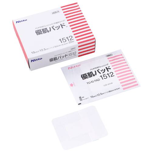 ニトムズ 優肌パッド 10cm×12.5cm（パッド部4cm×6.5cm) 1512【ニトムズ】【ゆうパケットパフ送料無料】