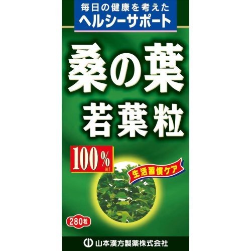 桑の葉粒100％ 280粒【山本漢方】【ゆうパケットパフ送料無料】