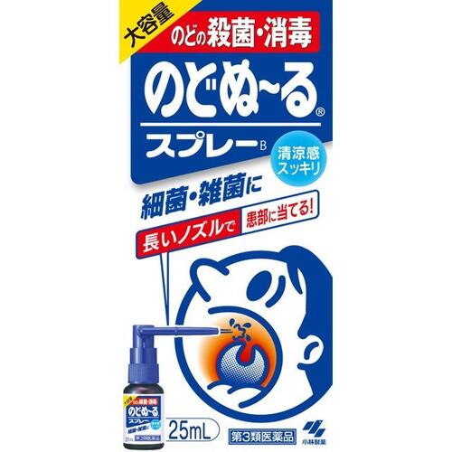 【第3類医薬品】のどぬーるスプレー 大容量 25ml【小林製薬】【ゆうパケットパフ対応】