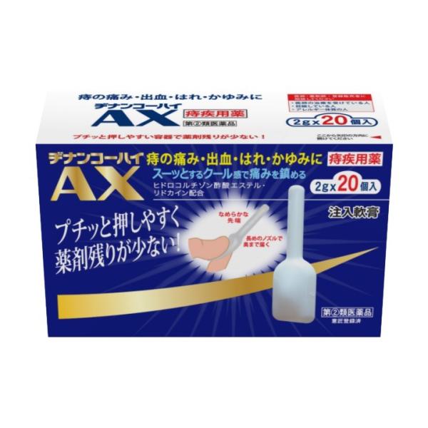  ヂナンコーハイAX 注入軟膏 2g×20個入 ＜ムネ製薬＞