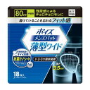 《日本製紙クレシア》 ポイズ メンズパッド薄型ワイド中量用 18枚