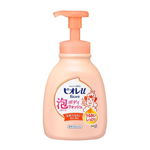 《花王》 ビオレu 泡で出てくるボディウォッシュ うるおいしっとり 本体 600mL 返品キャンセル不可