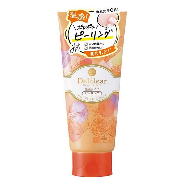 《明色化粧品》 DETクリア ブライト&ピール ピーリングジェリー (ホット) 天然オレンジの香り 180g