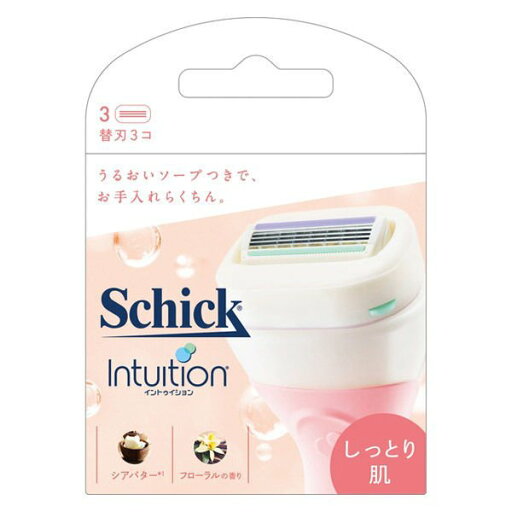 《シック》 イントゥイション しっとり肌 替刃(3コ入) 《シック》 イントゥイション しっとり肌 替刃(3コ入)